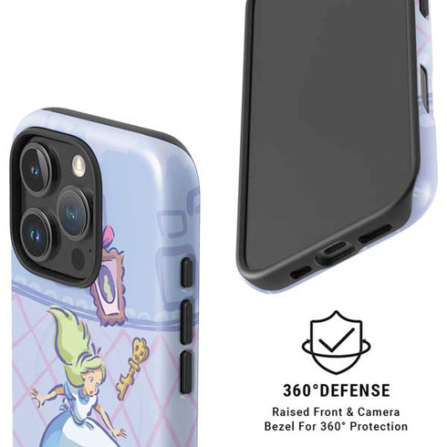 Disney Alice in Wonderland Falling down the Rabbit Hole iPhone 16 Pro Magsafe Impact Case